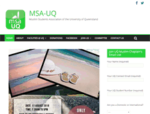 Tablet Screenshot of msauq.org.au